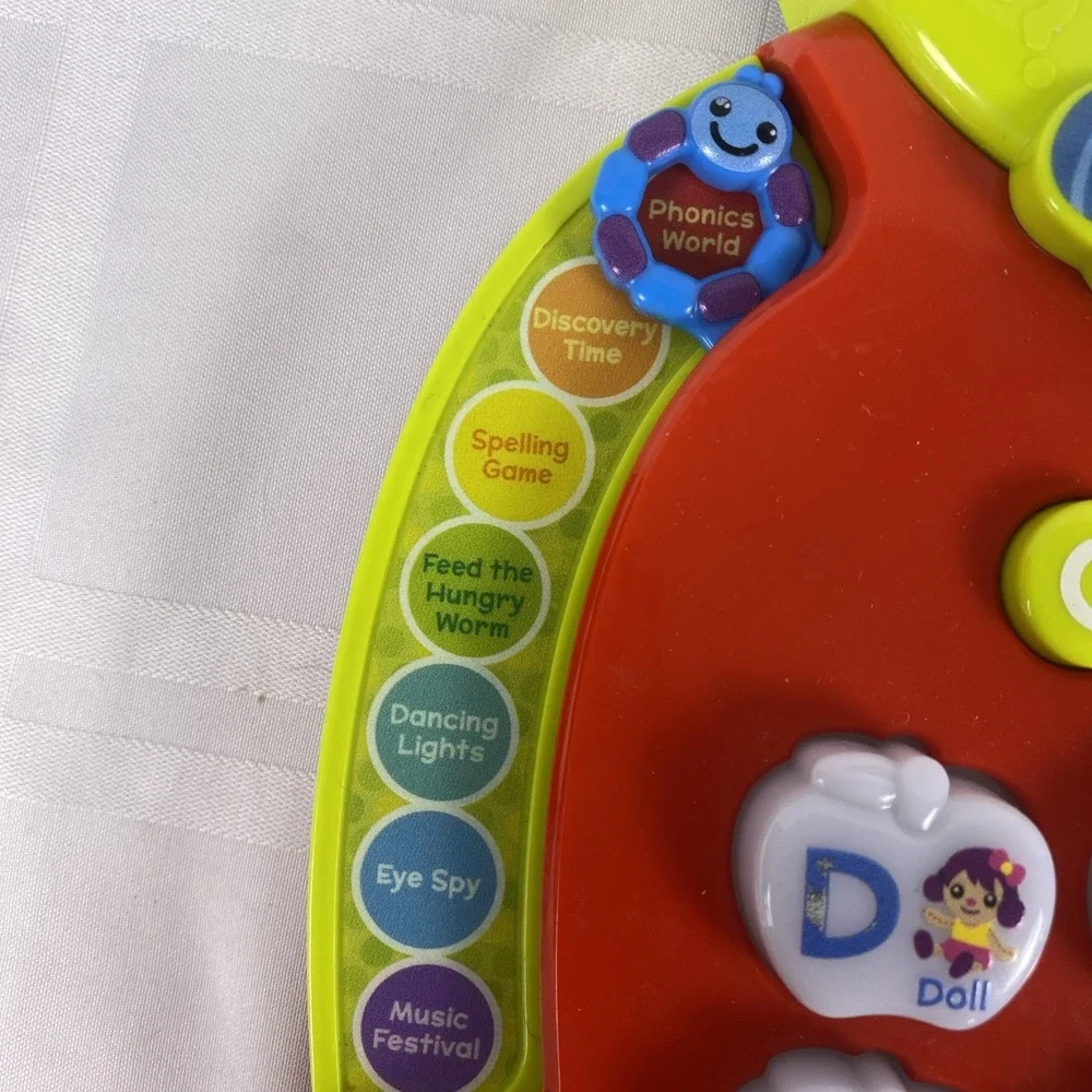 Vtech Alphabet Apple Learning Educational Toy Preschool Electronic Game WORKS!